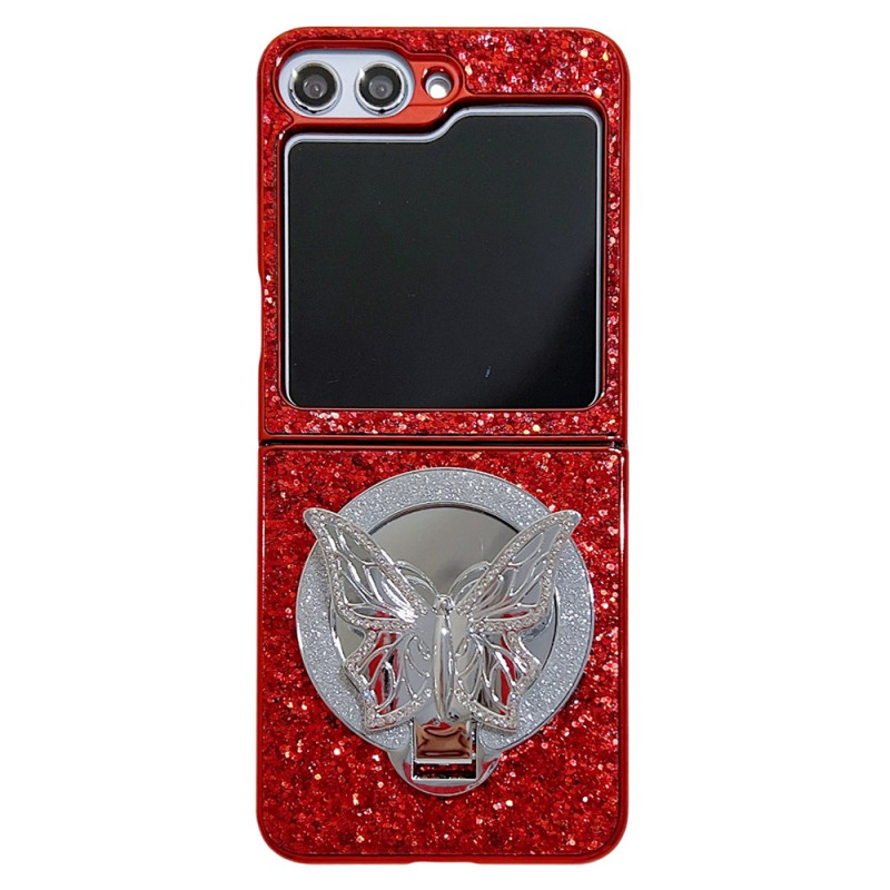 Samsung Galaxy Z Flip 7 FE / Z Flip 6 Schmetterling-Halterung Strass