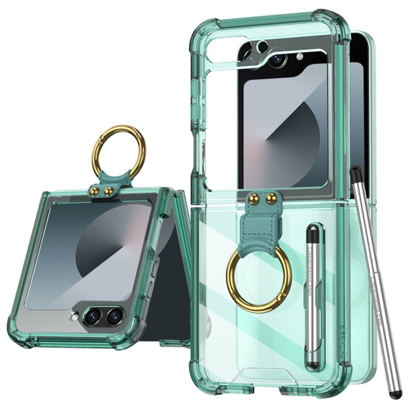 Samsung Galaxy Z Flip 7 FE / Z Flip 6 Ring-Ständer und Stylus Cover