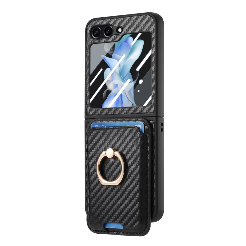 Samsung Galaxy Z Flip 7 FE / Z Flip 6 Kartenhalter Kohlefaser
Cover