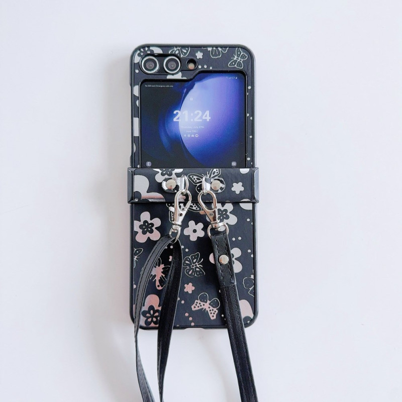 Samsung Galaxy Z Flip 7 FE / Z Flip 6 Blumen
Cover mit Schulterriemen