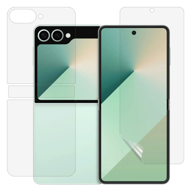 Komplette Schutzfolien für Samsung Galaxy Z Flip 7 FE 5G Display
