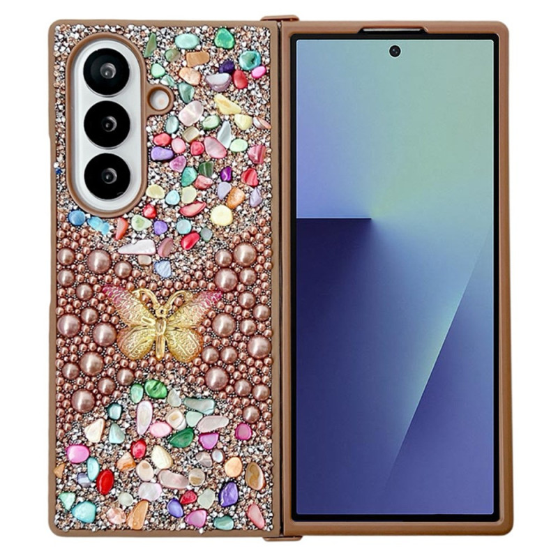 Samsung Galaxy Z Fold 7 Schmetterling Strass Cover