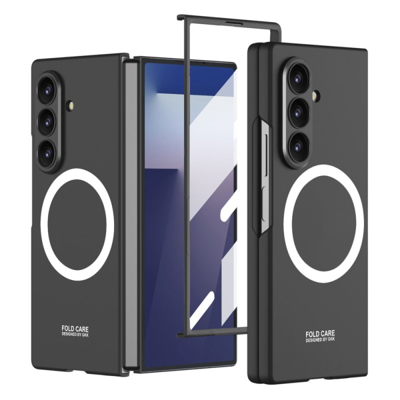 Magnetische Hülle für Samsung Galaxy Z Fold 7 mit Displayschutz aus gehärtetem Glas