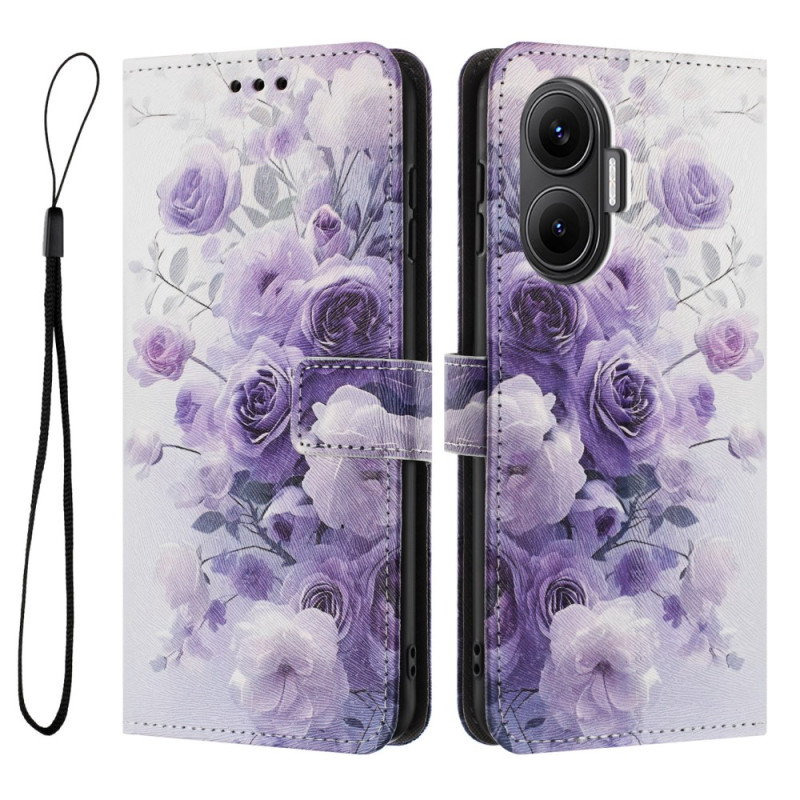 Hülle Poco F7 Violette Rosen