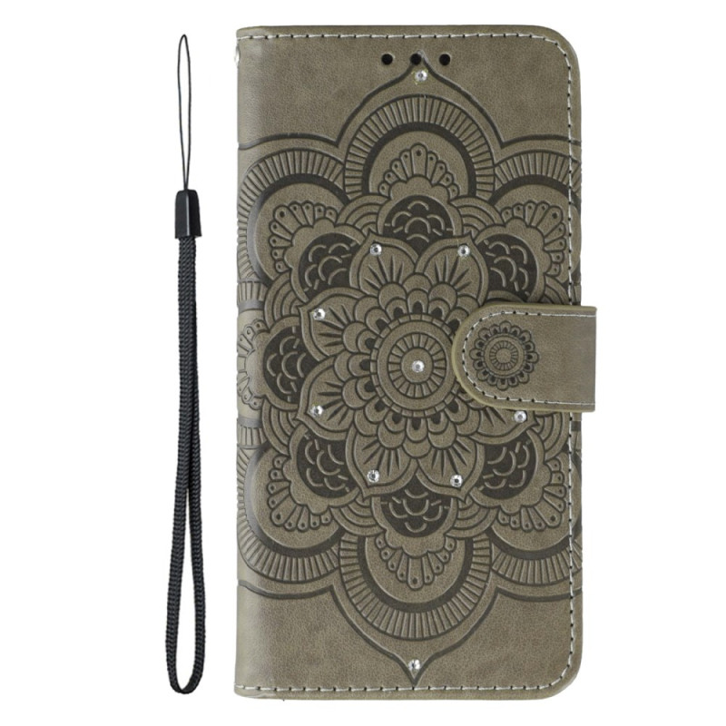 Hülle Poco F7 Mandala und Strass