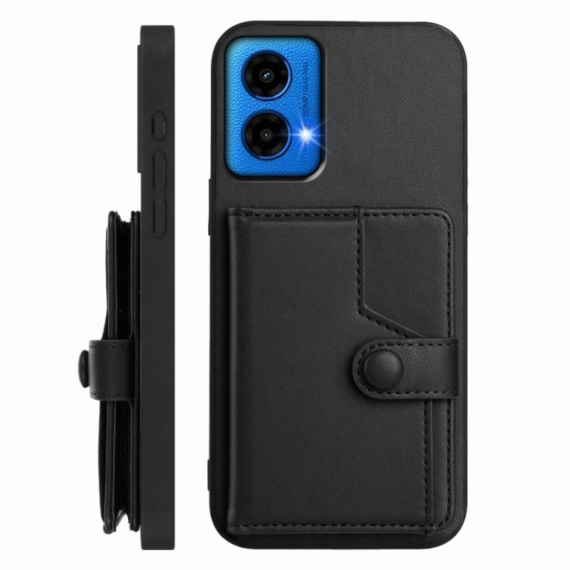 Coque Moto G45 5G / G34 5G avec Porte-Cartes RFID et Support
