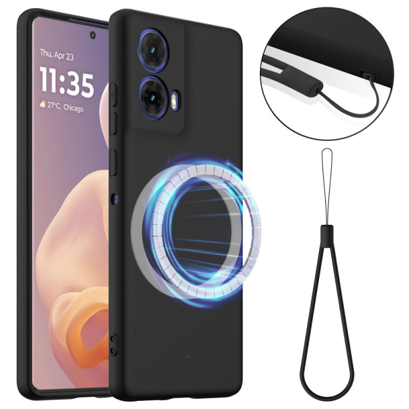 Moto G45 5G / G34 5G Kompatible MagSafe Hülle Flüssigsilikon