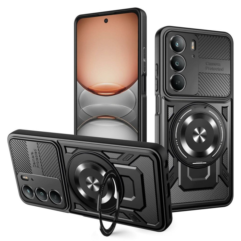 Realme 14X 5G Magnetisches Cover mit drehbarer Halterung
