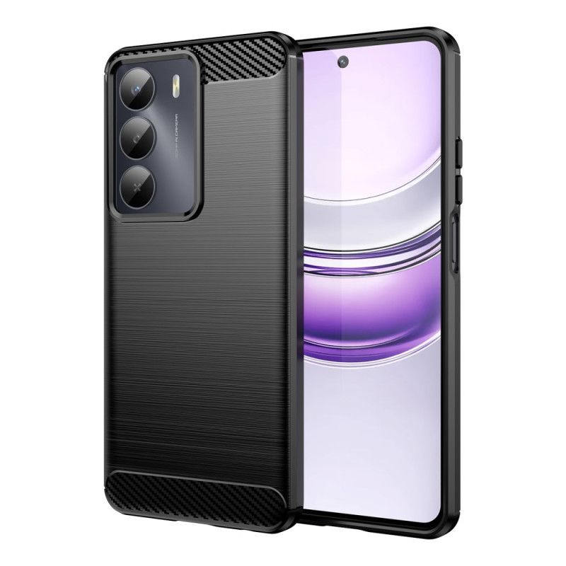 Hülle Realme 14X 5G Kohlefaser Gebürstet