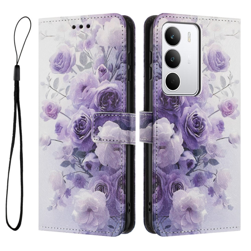 Hülle Realme C71 Violette Blumen