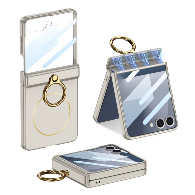 Samsung Galaxy Z Flip 7 Magnetisches Cover mit Ring-Halterung GKK