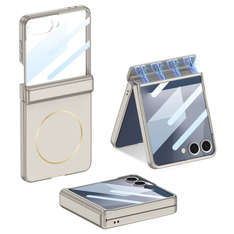GKK Cover für Samsung Galaxy Z Flip 7 MagSafe Kompatibilität mit Scharnierschutz GKK