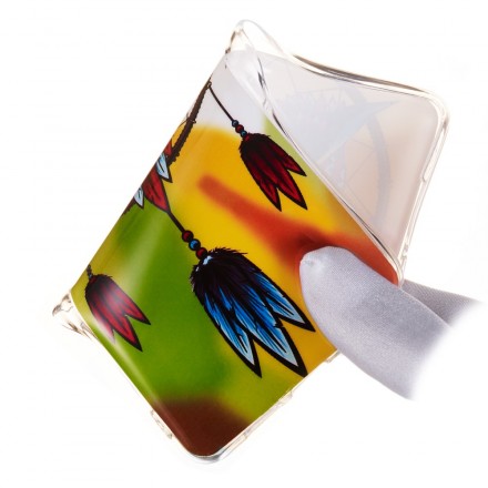 Huawei P30 Traumfänger Eule Cover Fluoreszierend