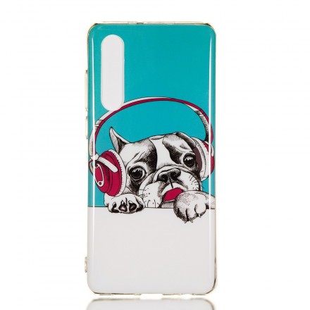 Huawei P30 Cover Hund Fluoreszierend