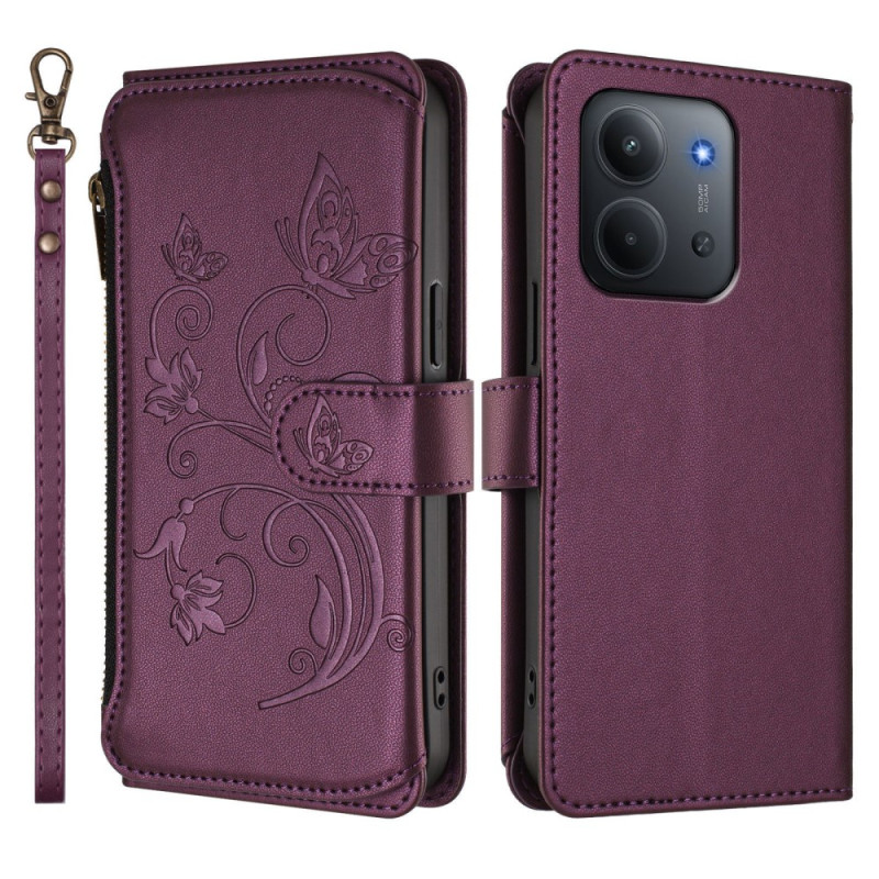 Xiaomi Redmi 15C 4G Hülle RFID-Schutz Blumen
