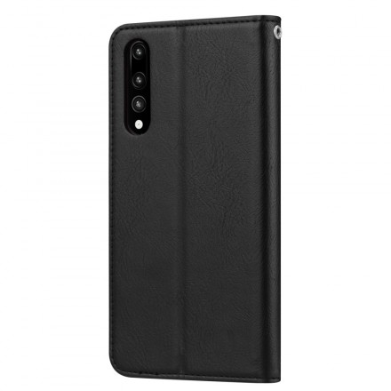 Flip Cover Huawei P30 Kunstleder Kartenetui