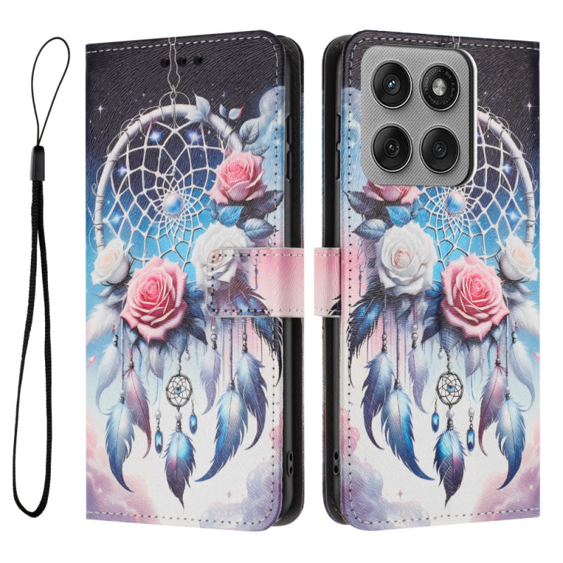 Motorola Edge 60 Pro Hülle Traumfänger Floral