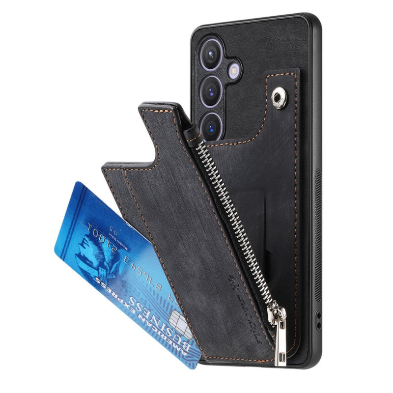 Samsung Galaxy A05s Cover Kartenhalter und Halter Wildleder-Effekt
