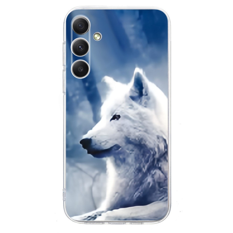 Samsung Galaxy S25 FE Hülle Wolf Weiß
