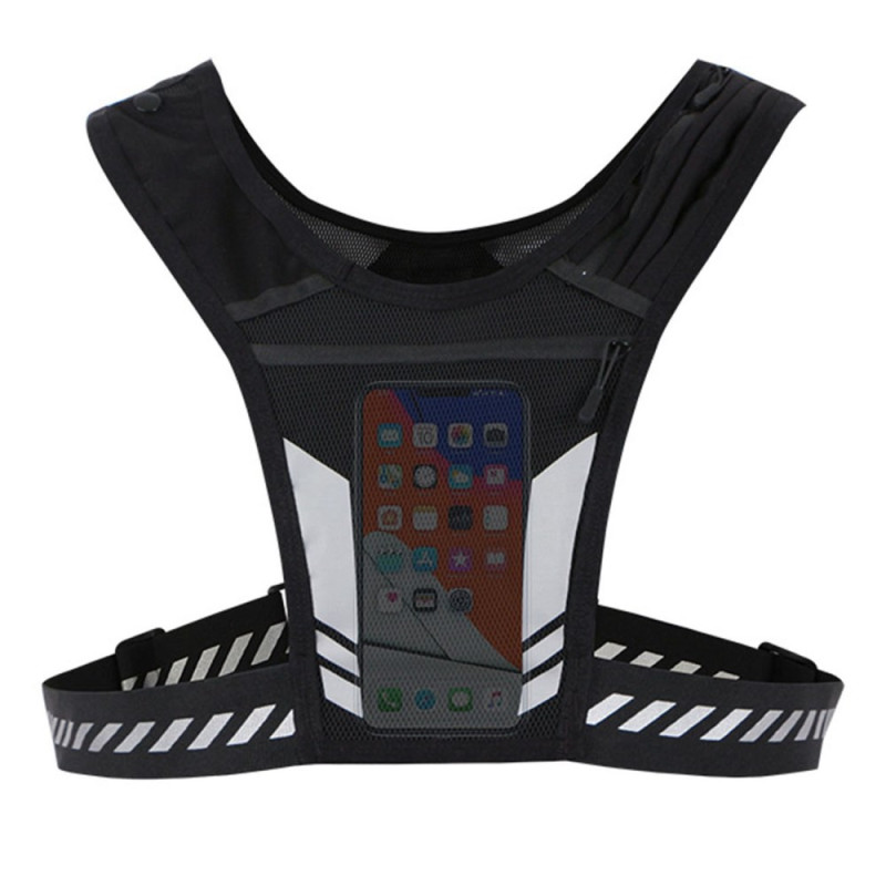 Laufweste mit Handyhalterung und mehreren Taschen