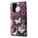 Huawei P30 Pro Hülle Schmetterlinge und Blumen