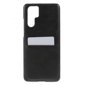Huawei P30 Pro Cover Kartenhalter mit Lederoptik