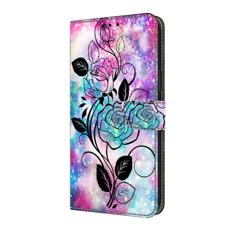 Samsung Galaxy A07 Hülle Grafische Rosen