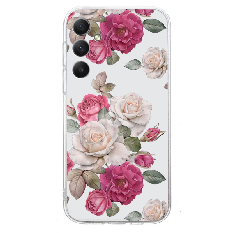 Samsung Galaxy A07 Cover Pfingstrosenmotiv