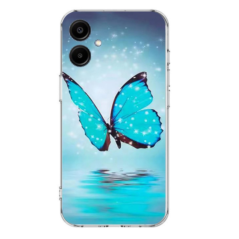 Samsung Galaxy A07 Schmetterling Cover Blau