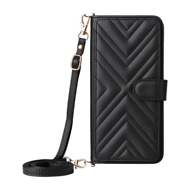 Samsung Galaxy A17 5G Gepolsterte Tasche mit Schultergurt und Handschlaufe
