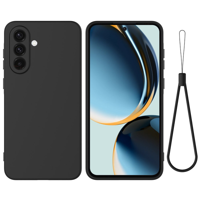 Samsung Galaxy A17 5G Liquid Silicone Cover mit Riemen
