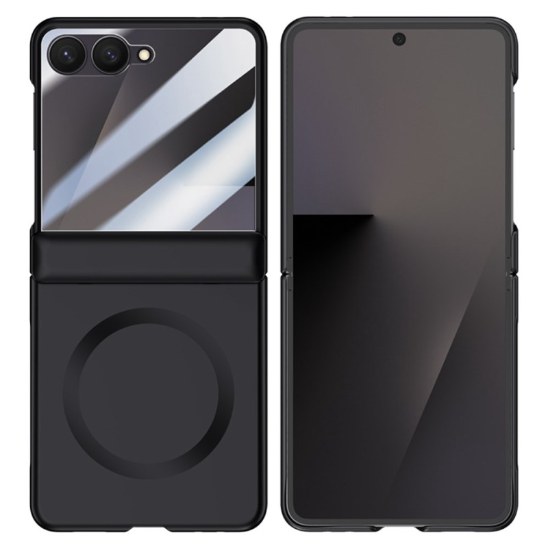 Samsung Galaxy Z Flip 7 Magnetisches Cover mit Metalleffekt