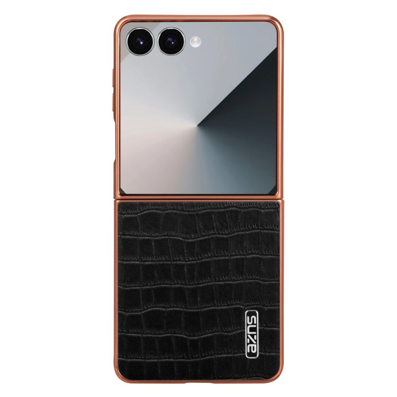 Samsung Galaxy Z Flip 7 Style Crocodile Cover azns