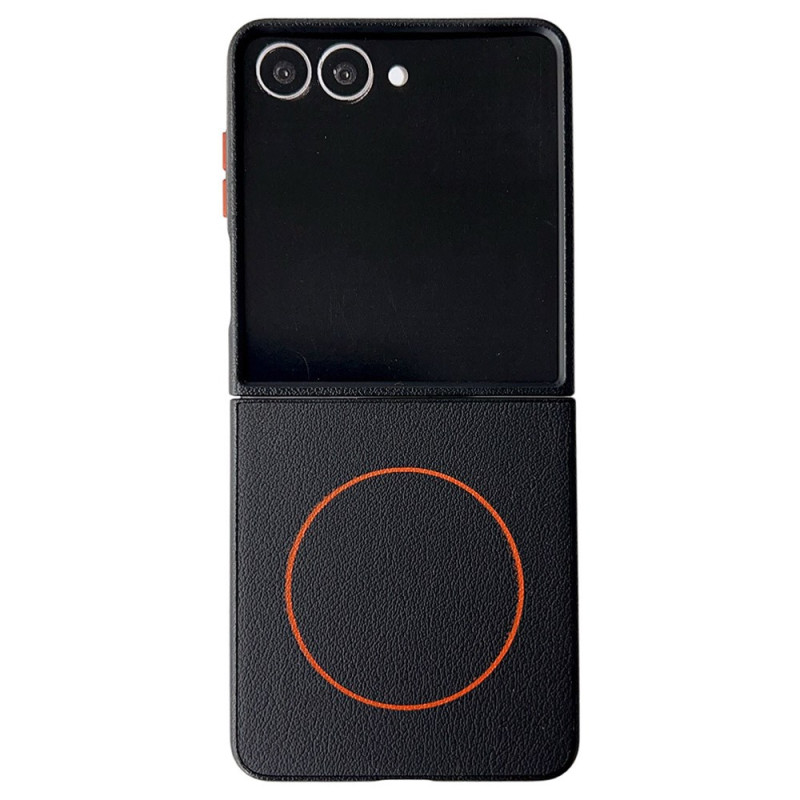 Samsung Galaxy Z Flip 7 Cover Kompatibel MagSafe Ring Orange