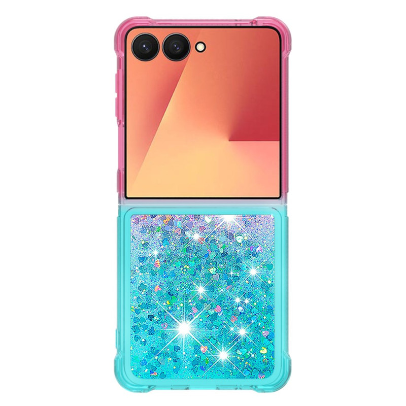 Samsung Galaxy Z Flip 7 Gradient Glitter Cover