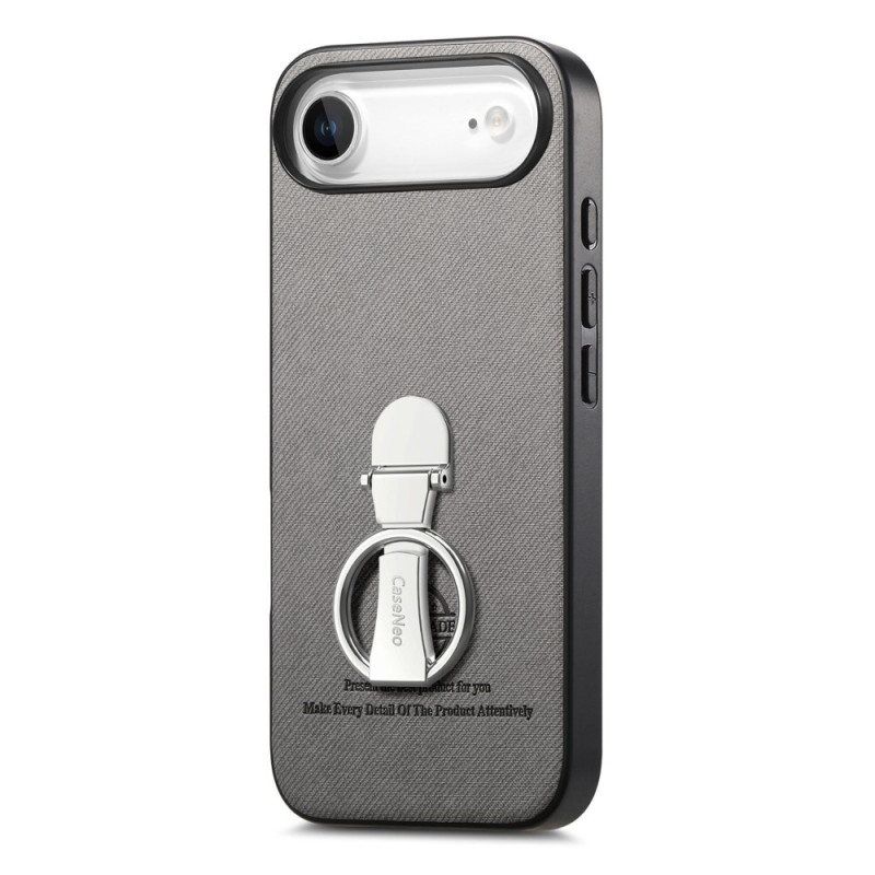 Hülle für das iPhone 17 Air mit ausklappbarem Ständer und Twill-Textur