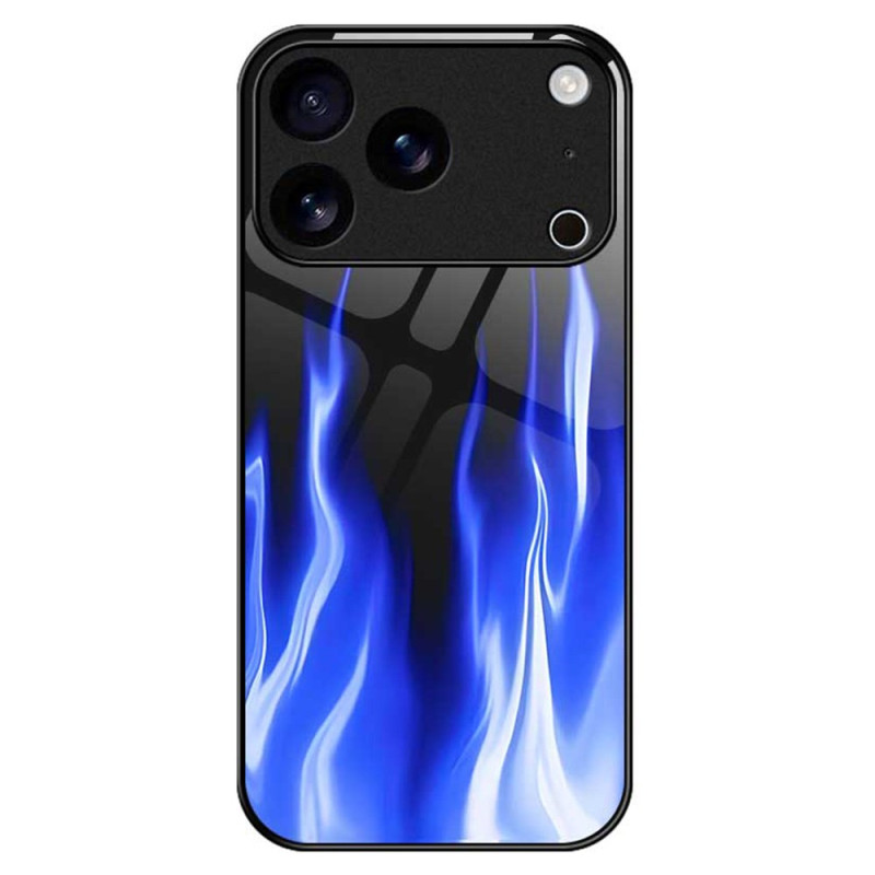 iPhone 17 Pro Max Panzerglas
 Cover Blaue Flammen