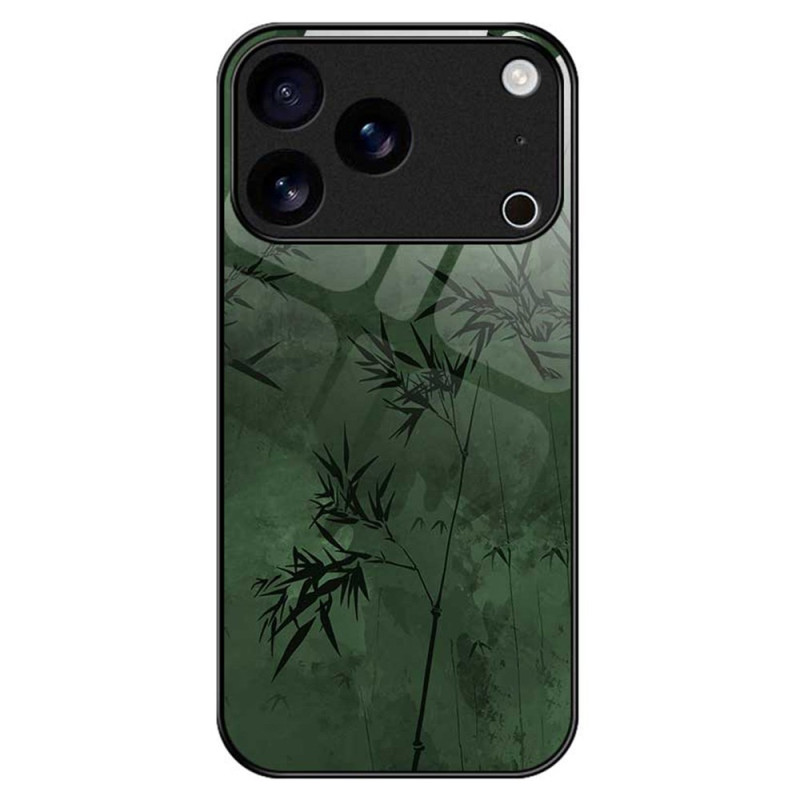 iPhone 17 Pro Max Hülle aus gehärtetem Glas in Blumentinte