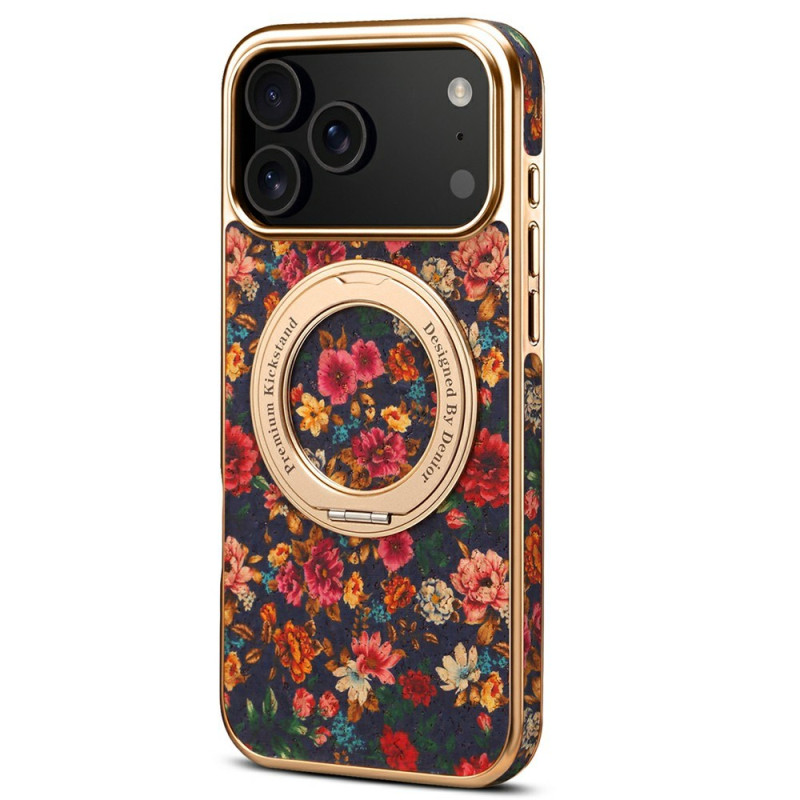 MagSafe-kompatibles iPhone 17 Pro Max Cover mit Floralien-Halterung