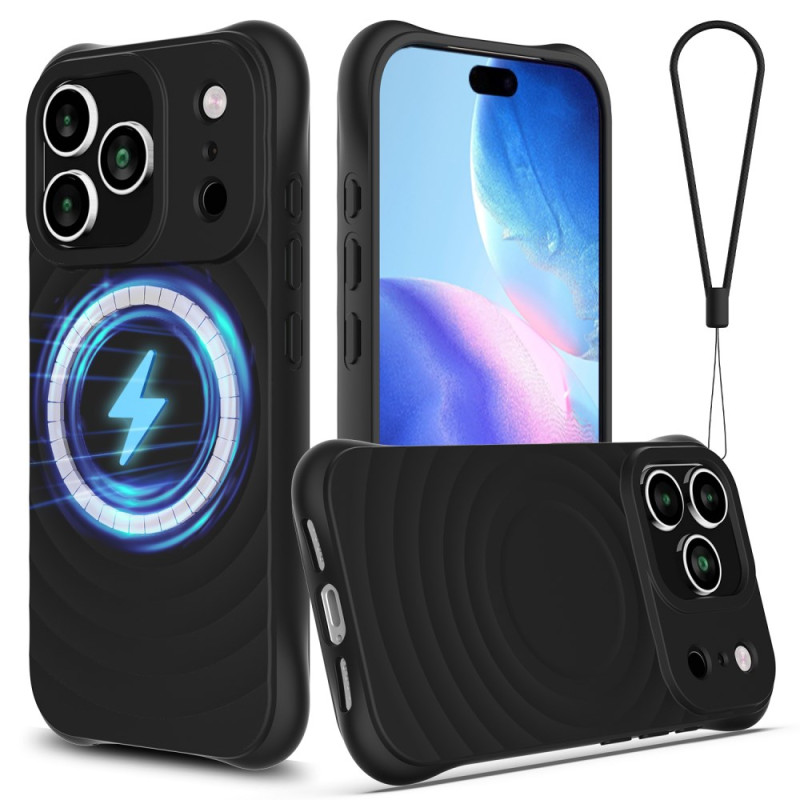 MagSafe-kompatibles iPhone 17 Pro Max Cover mit Wellenstruktur