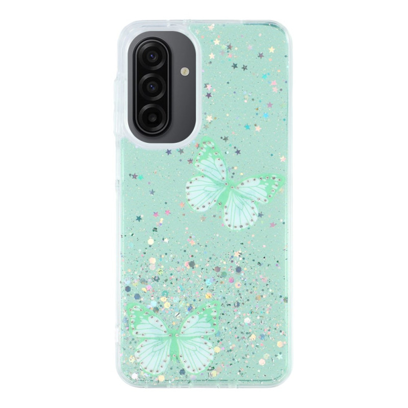 Samsung Galaxy A17 5G Schmetterlinge Glitter Cover