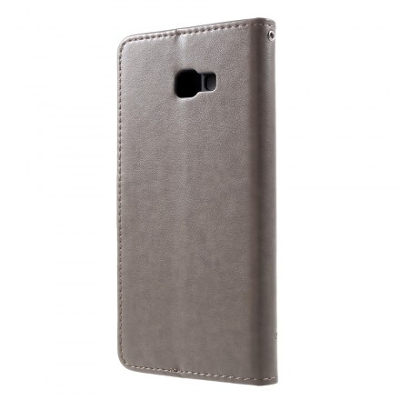 Hülle Samsung Galaxy J4 Plus Asiatische Schmetterlinge und Blumen