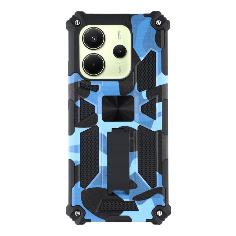 Xiaomi Redmi Note 14 5G Robuste Hülle mit integriertem Halter Camouflage