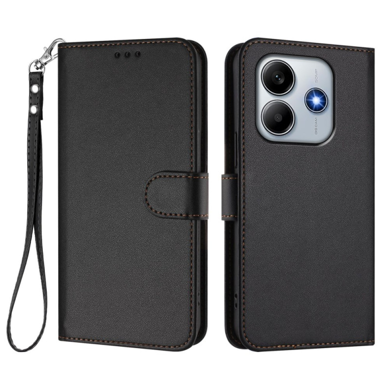 Xiaomi Redmi Note 14 5G Hülle Unifarben mit Riemen
