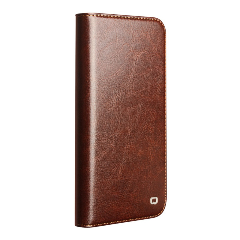 Flip Cover iPhone 17 Pro Max Leder Leder QIALINO