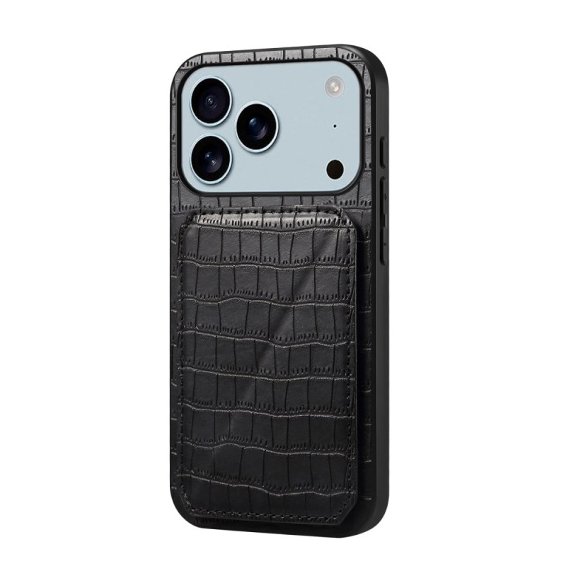 iPhone 17 Pro Max Cover Kartenhalter Krokodil-Effekt