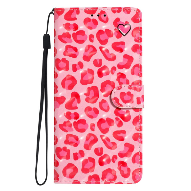 Xiaomi 15T Leopardenmuster Tasche Pink