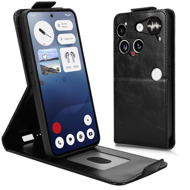 Nothing Phone (3) 5G Design Hülle Vertikale Klappe
