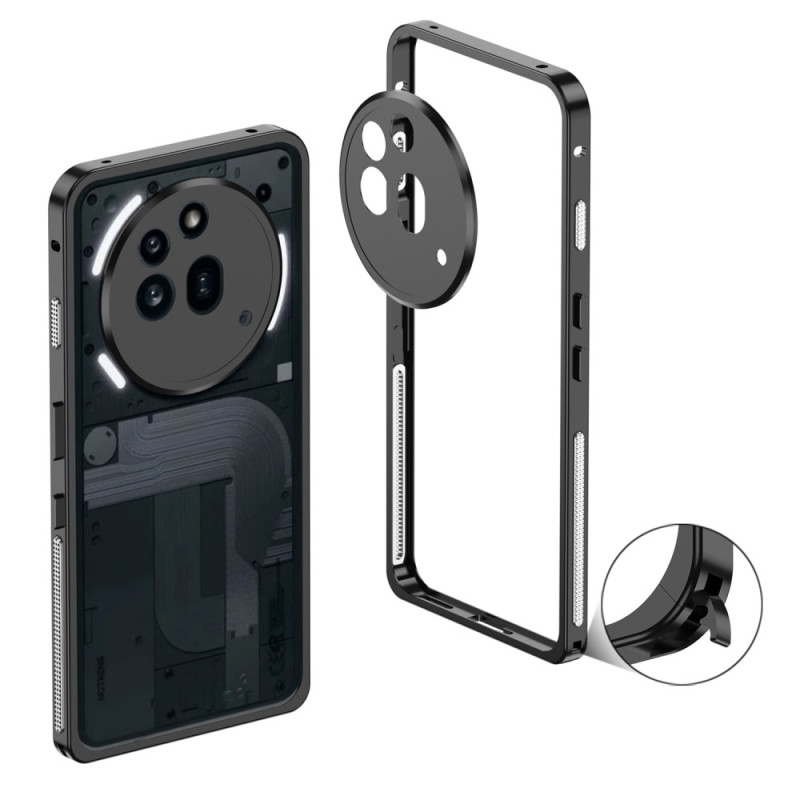 Nothing Phone (3a) Pro Cover Metallrahmen und Objektivschutz