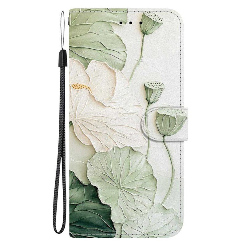 Hülle Xiaomi Redmi 15C 4G / 5G / Poco C85 Grüne Blumen